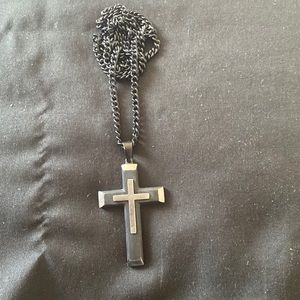 Mens Cross Pendant